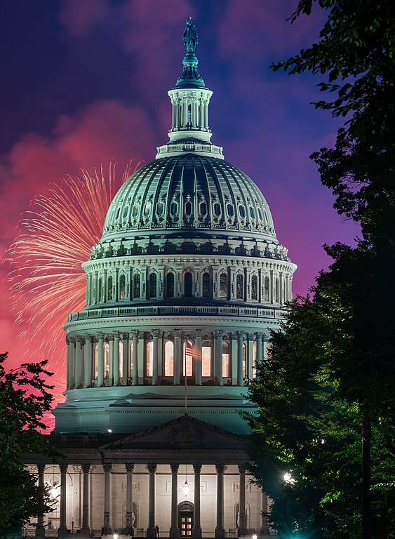 United_States_Capitol_Building_July_4th_2021_Fireworks_Washington_D.C._51291603245 WIKIMEDIA COMMONS